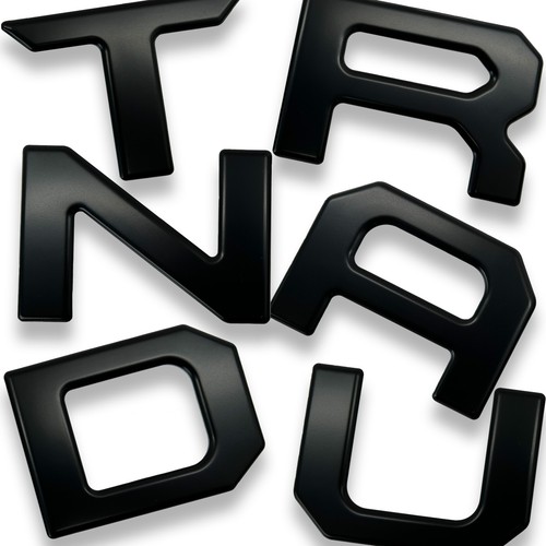 Tailgate inserts letters matte - letters,
