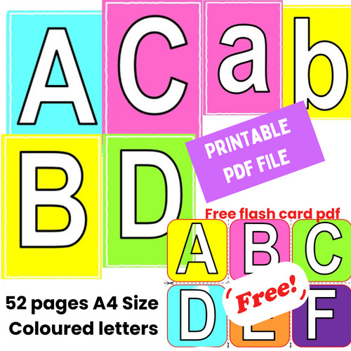 Printable alphabet large - printable, a-z